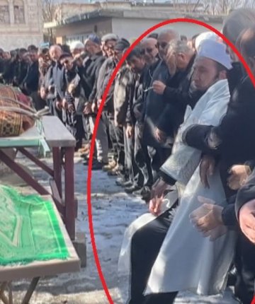 Kardeşi, yengesi ve yeğeninin cenaze namazını kıldırırken fenalık geçirdi