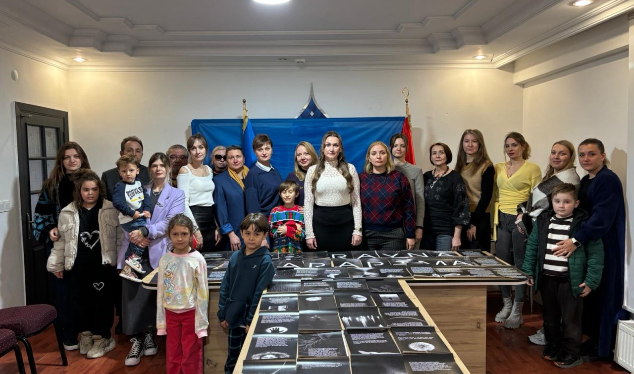 Konya’daki  Ukraynalılar savaşın 4. yılında bir araya geldi: “Dört yıldır acı ve cesaretle ayaktayız’’