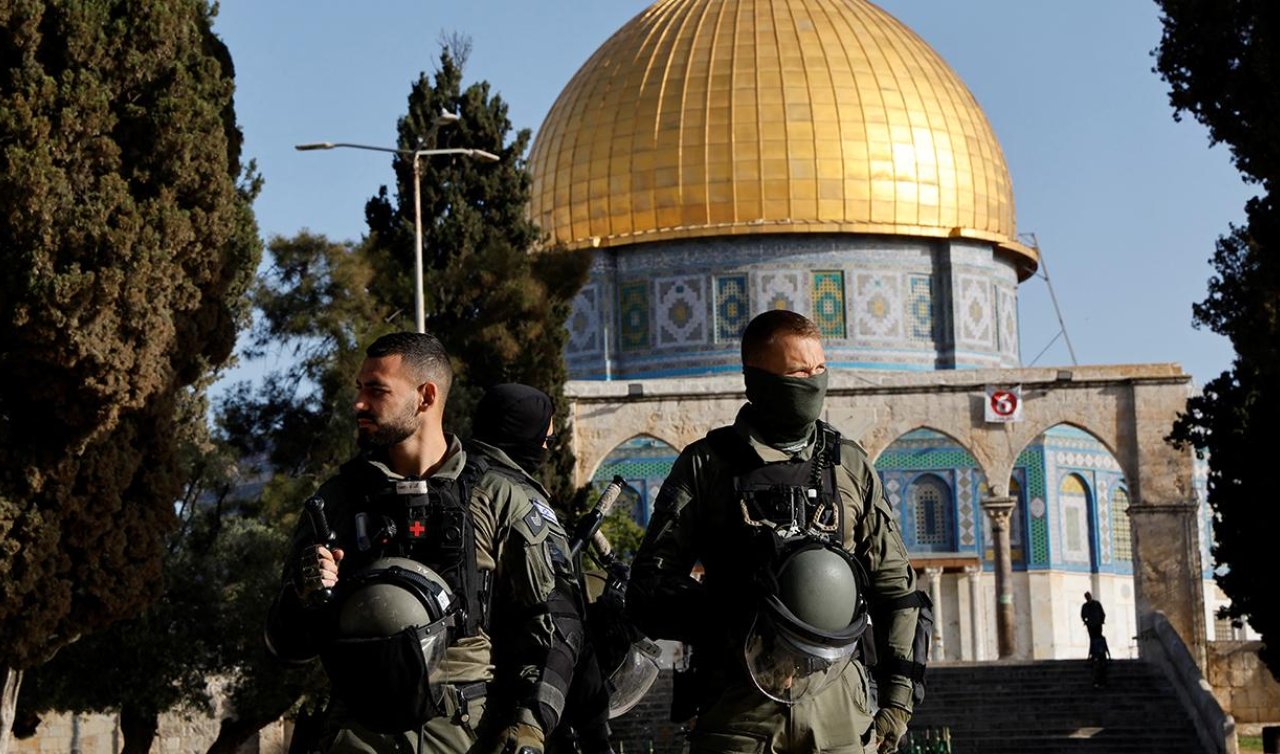 İşgalci İsrailliler ramazanda da Mescid-i Aksa’ya baskınlarını sürdürüyor
