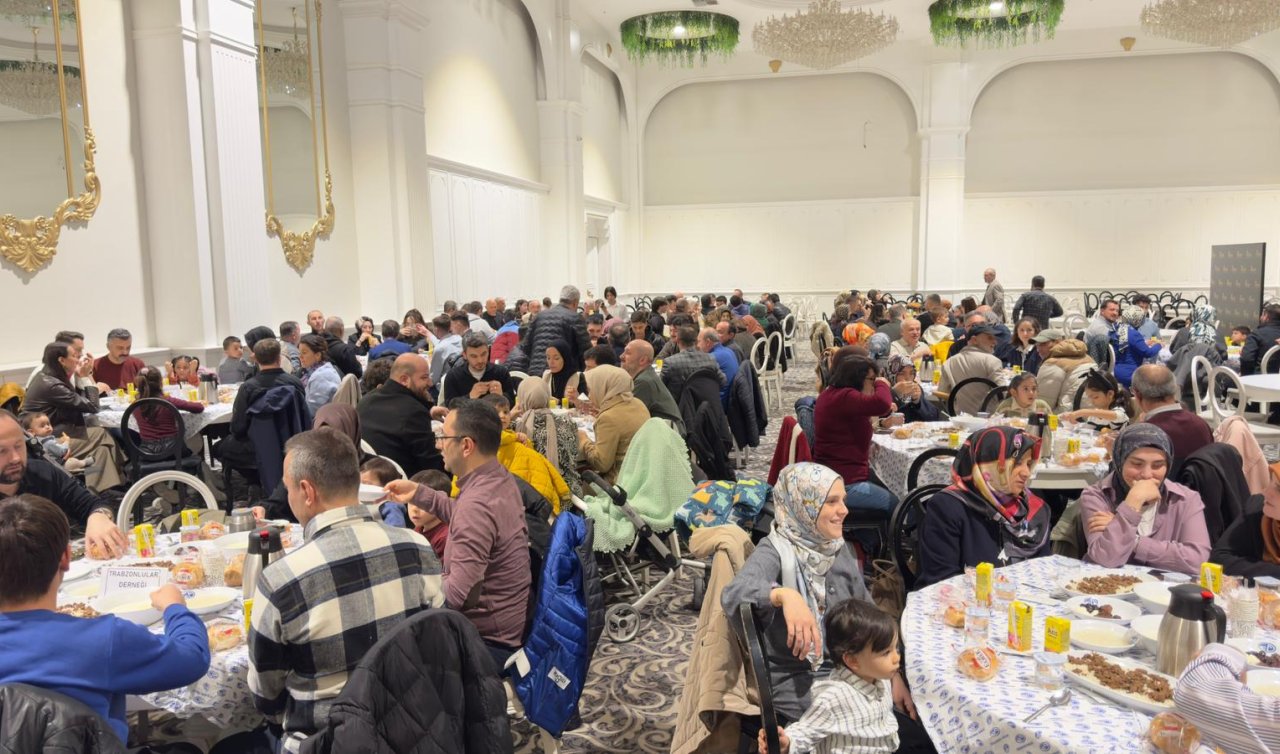 Konya’daki Trabzonlular iftar programında buluştu