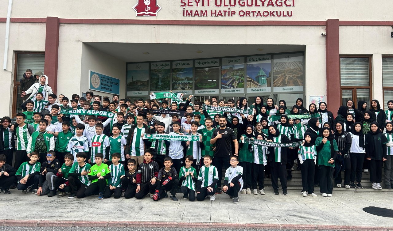 Konyaspor kazandı: Okul yeşil-beyaz oldu!