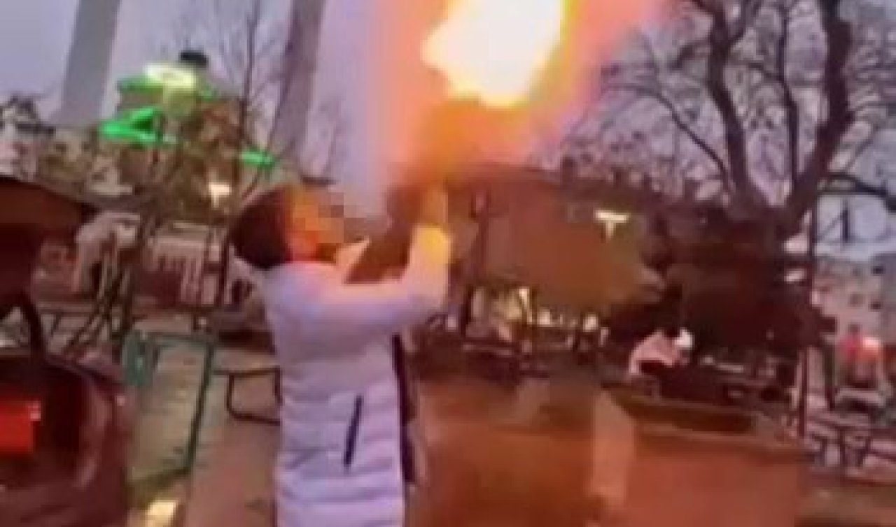 Magandalıkta sınır tanımadı: Pompalıyla ateş açıp sosyal medyada yayınladı