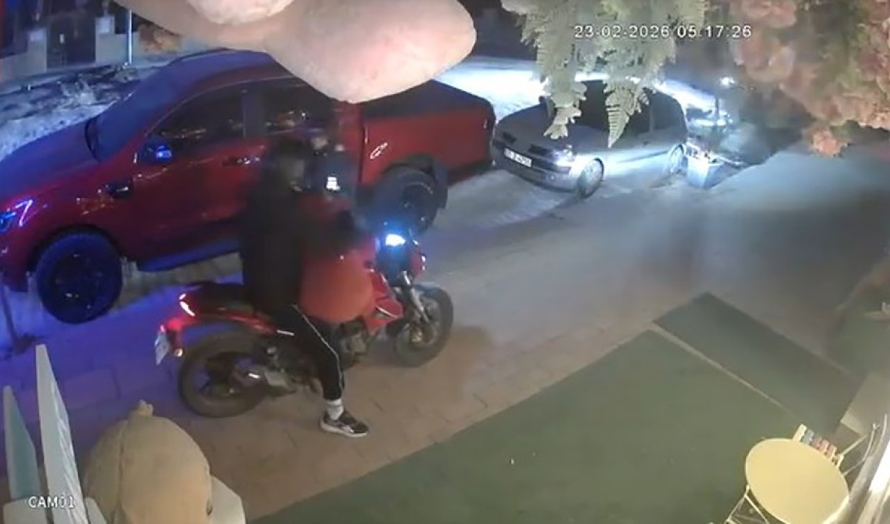 Dükkanın önündeki oyuncak ayıyı çaldılar