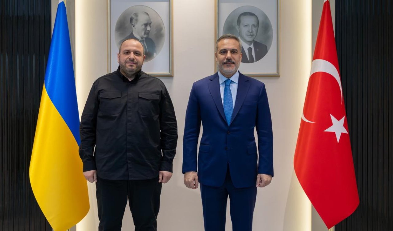 Bakan Fidan Ukrayna Ulusal Güvenlik Sekreteri Umerov ile görüştü