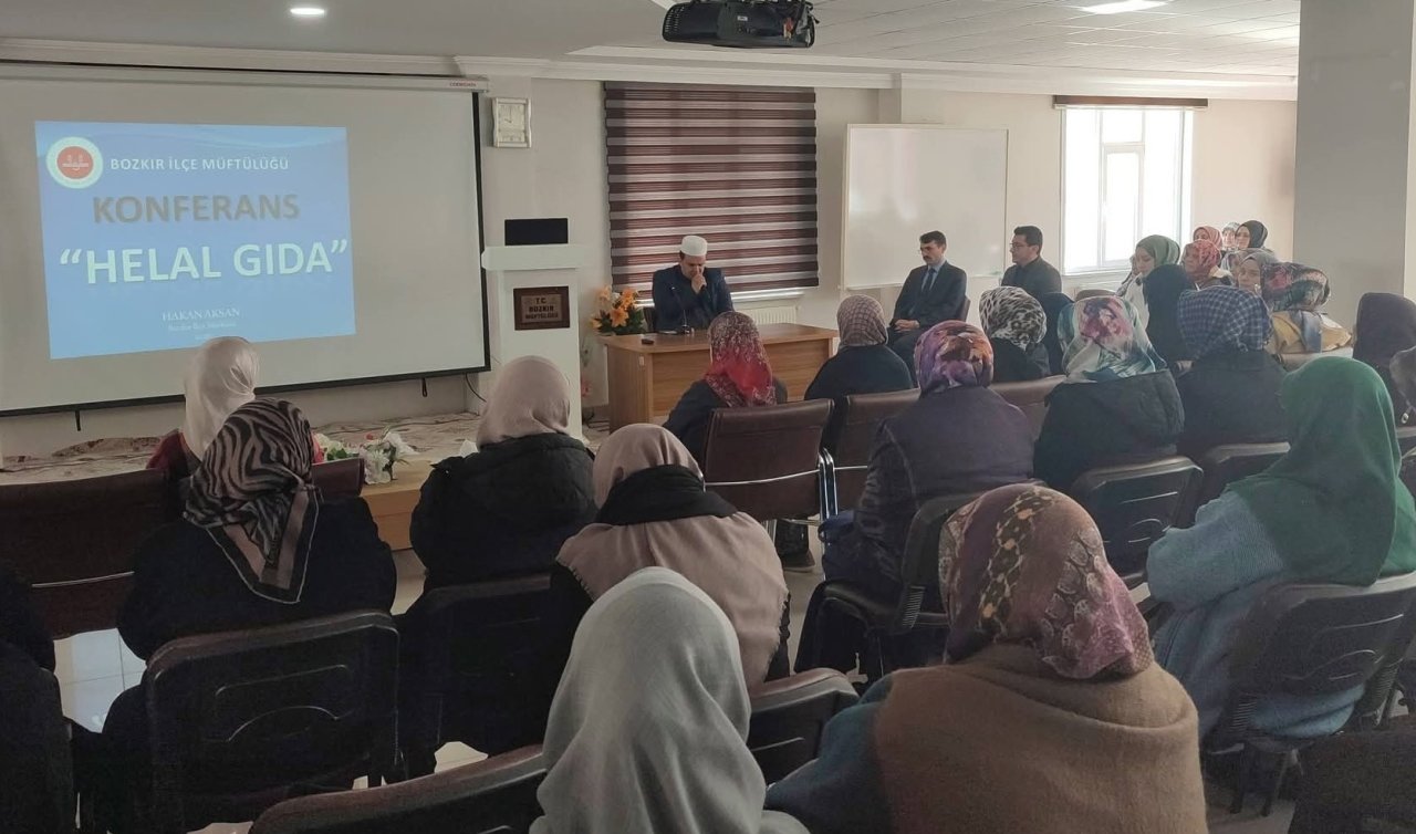 Bozkır’da “Helal Gıda’’ konulu konferans