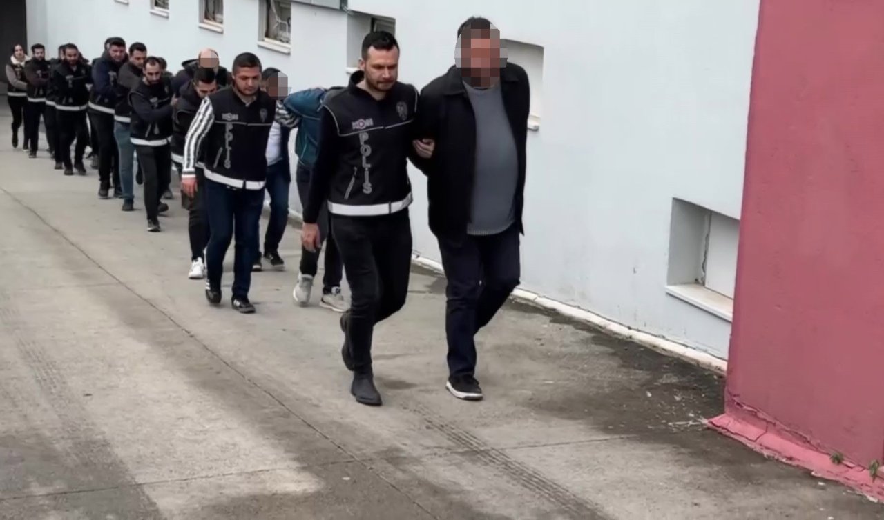 Cep telefonu bayii ve kuyumcu görünümlü tefecilik iddiası: 11 gözaltı