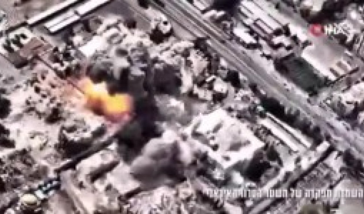 İsrail Tahran saldırısına ilişkin görüntü paylaştı