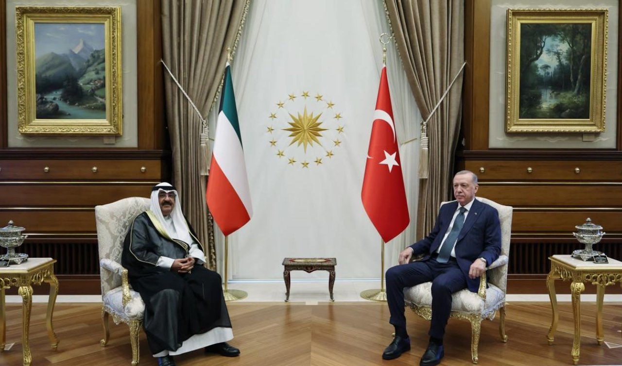 Cumhurbaşkanı Erdoğan Kuveyt Emiri ile görüştü