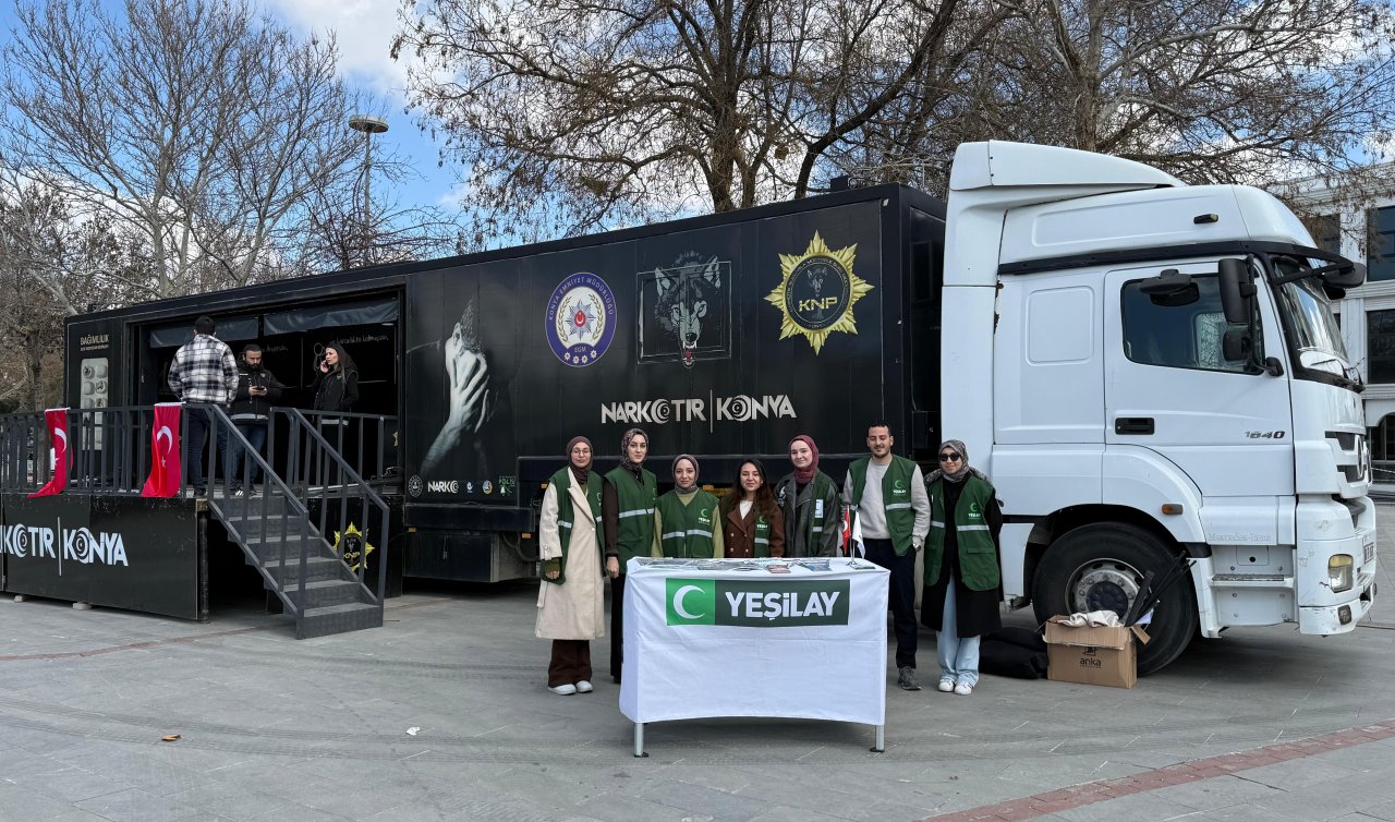 Konya’da vatandaşlar bağımlılıkla mücadele konusunda bilgilendirildi   
