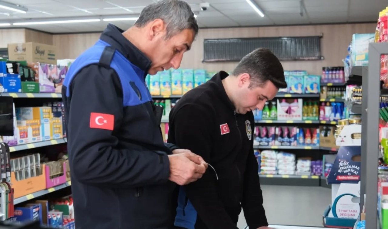 Akşehir’de zabıta ekiplerinden market denetimi