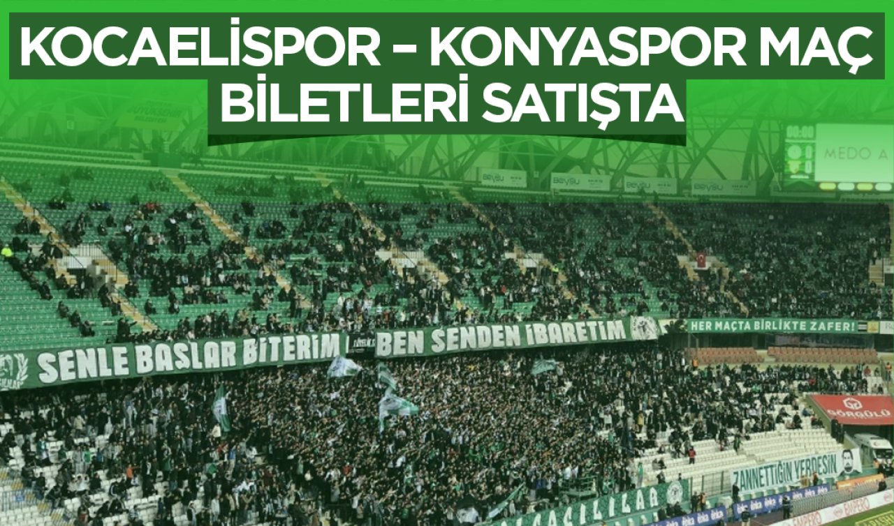 Kocaelispor - Konyaspor maçının biletleri satışta! 