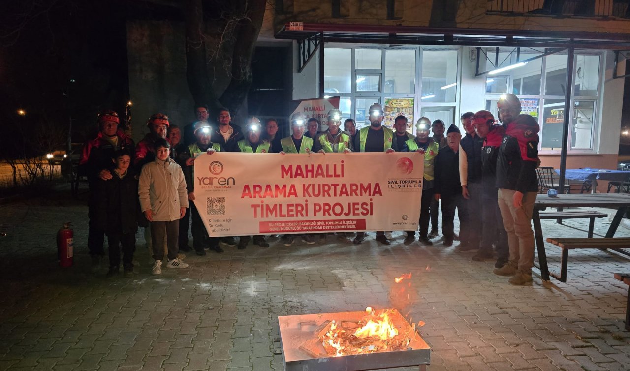 Akşehir’de arama kurtarma eğitimi düzenlendi 