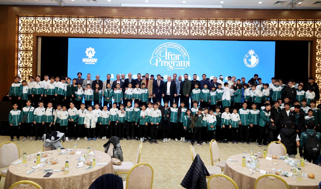 Hasan Kılca Karatay Belediyespor kulübü ile iftarda bir araya geldi