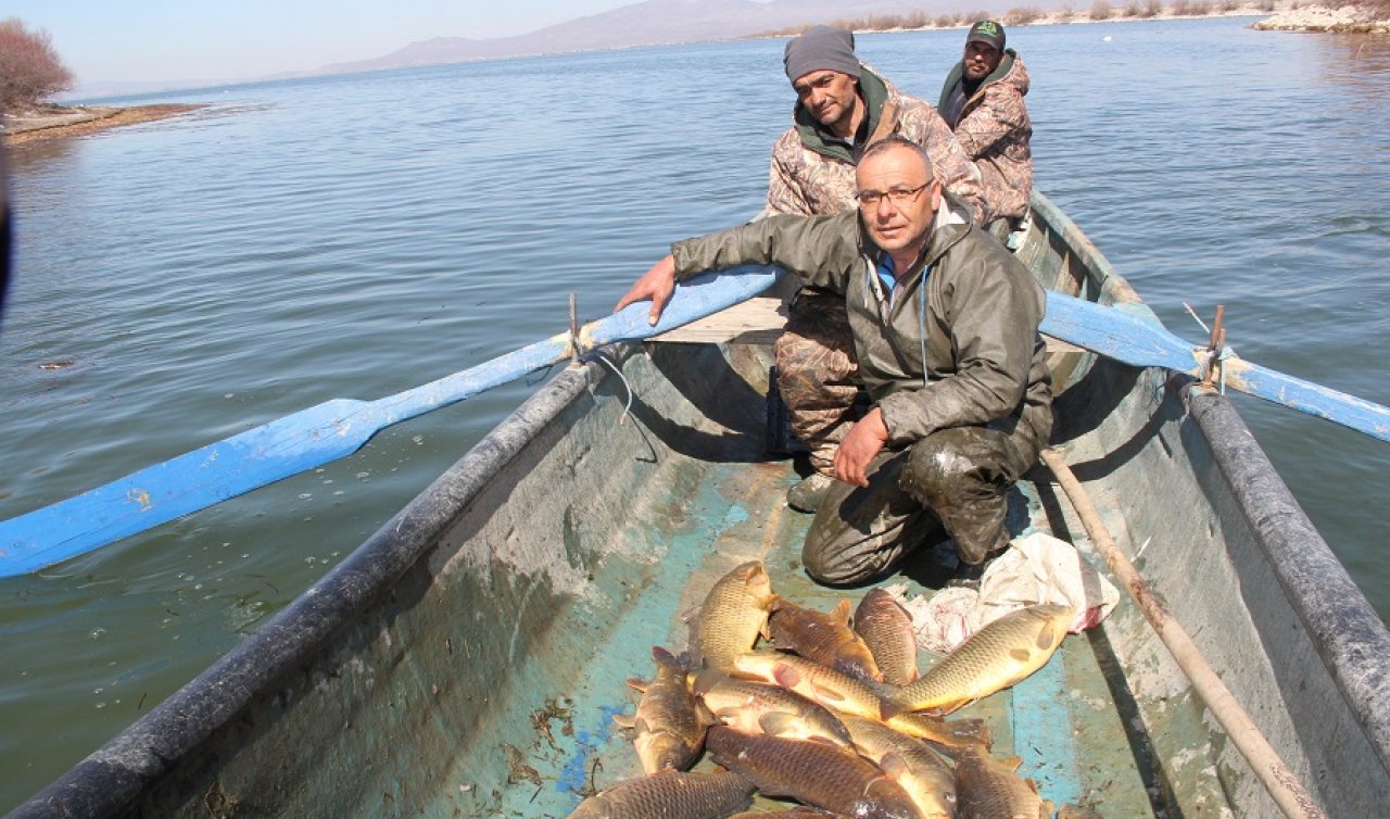 Suğla Gölü’nde balık sezonu bereketli geçiyor