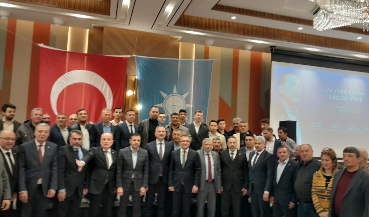 Abdülhamit Gül Karapınar’da Partililerle İftarda Buluştu