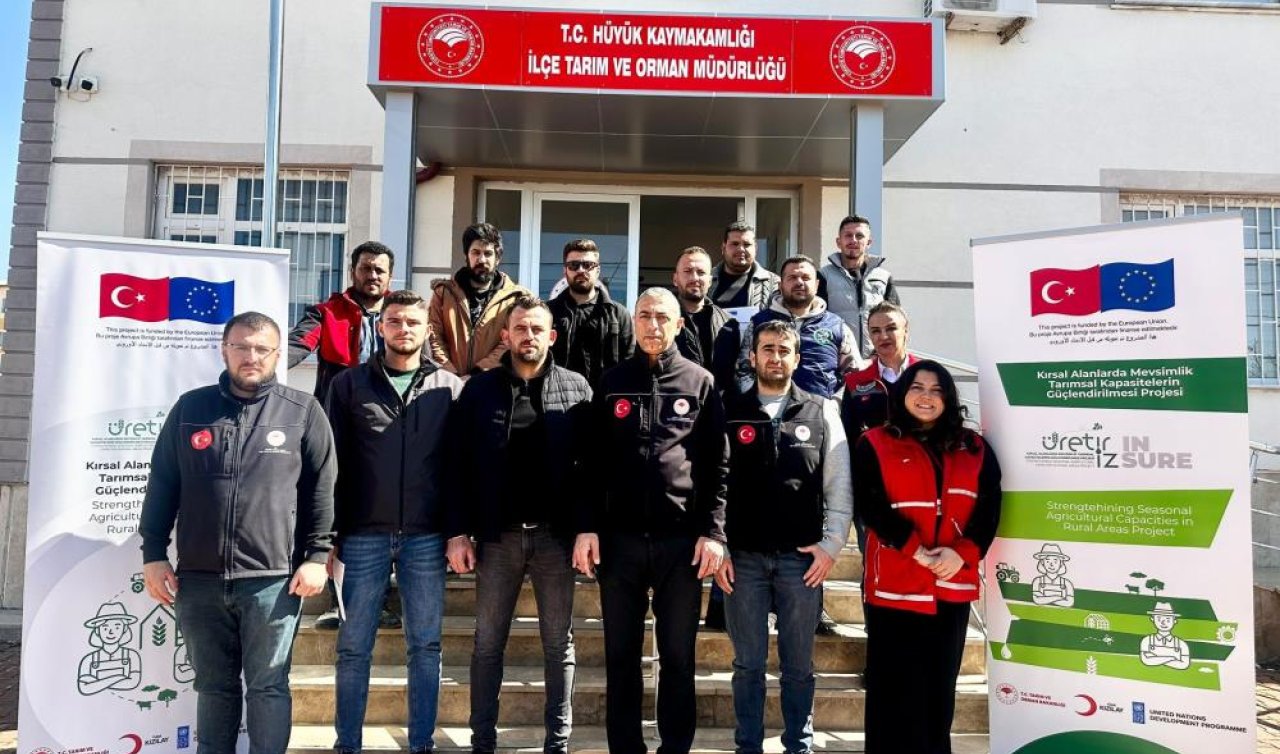 Hüyük’te süt hijyeni ve hayvancılık kursu tamamlandı 