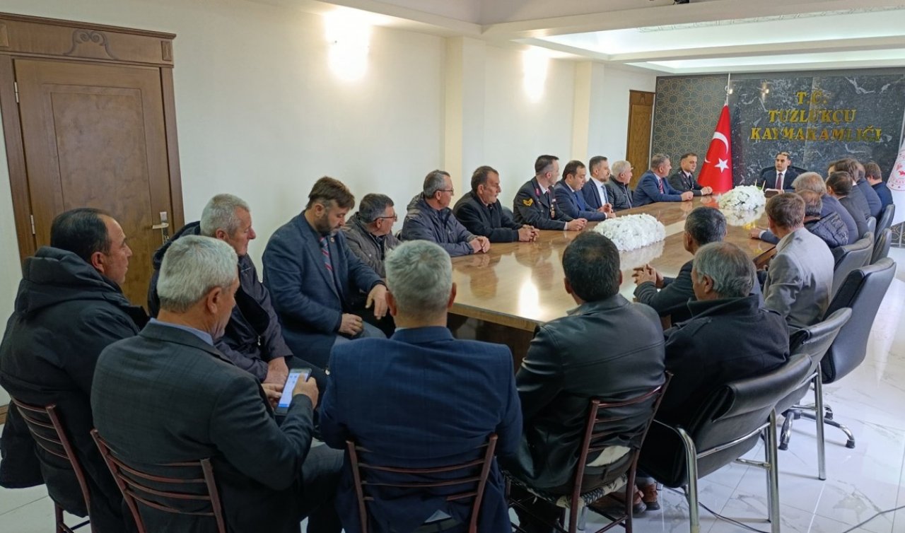 Tuzlukçu’da protokol bayramlaştı