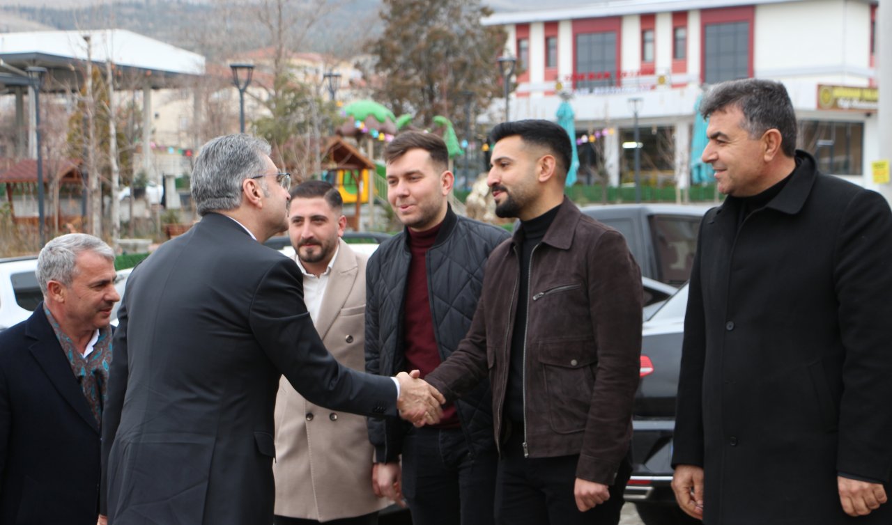 AK Parti Konya Milletvekili Orhan Erdem Yunak’ta bayramlaşma programına katıldı