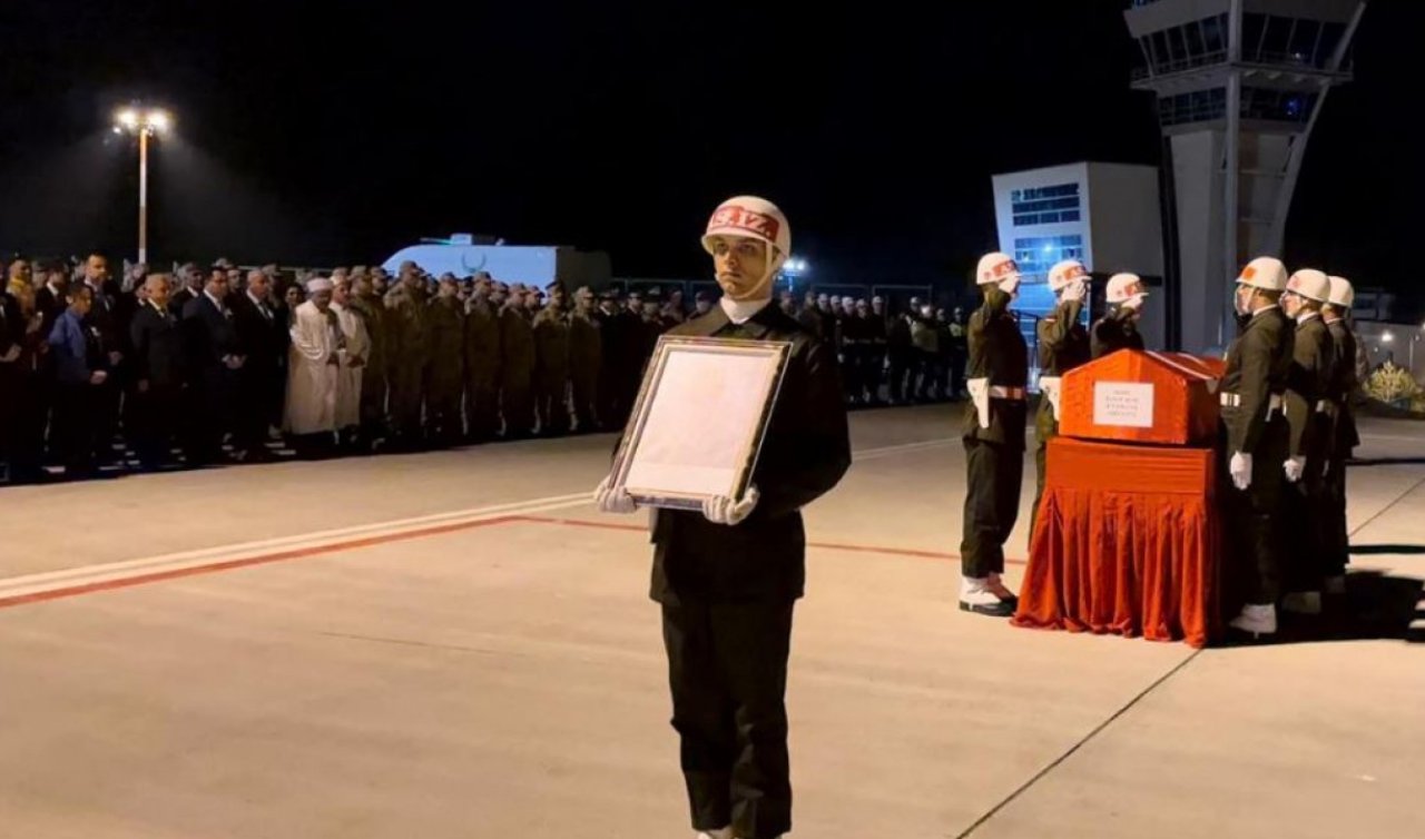 Askeri araç kazasında şehit olan asker için tören düzenlendi