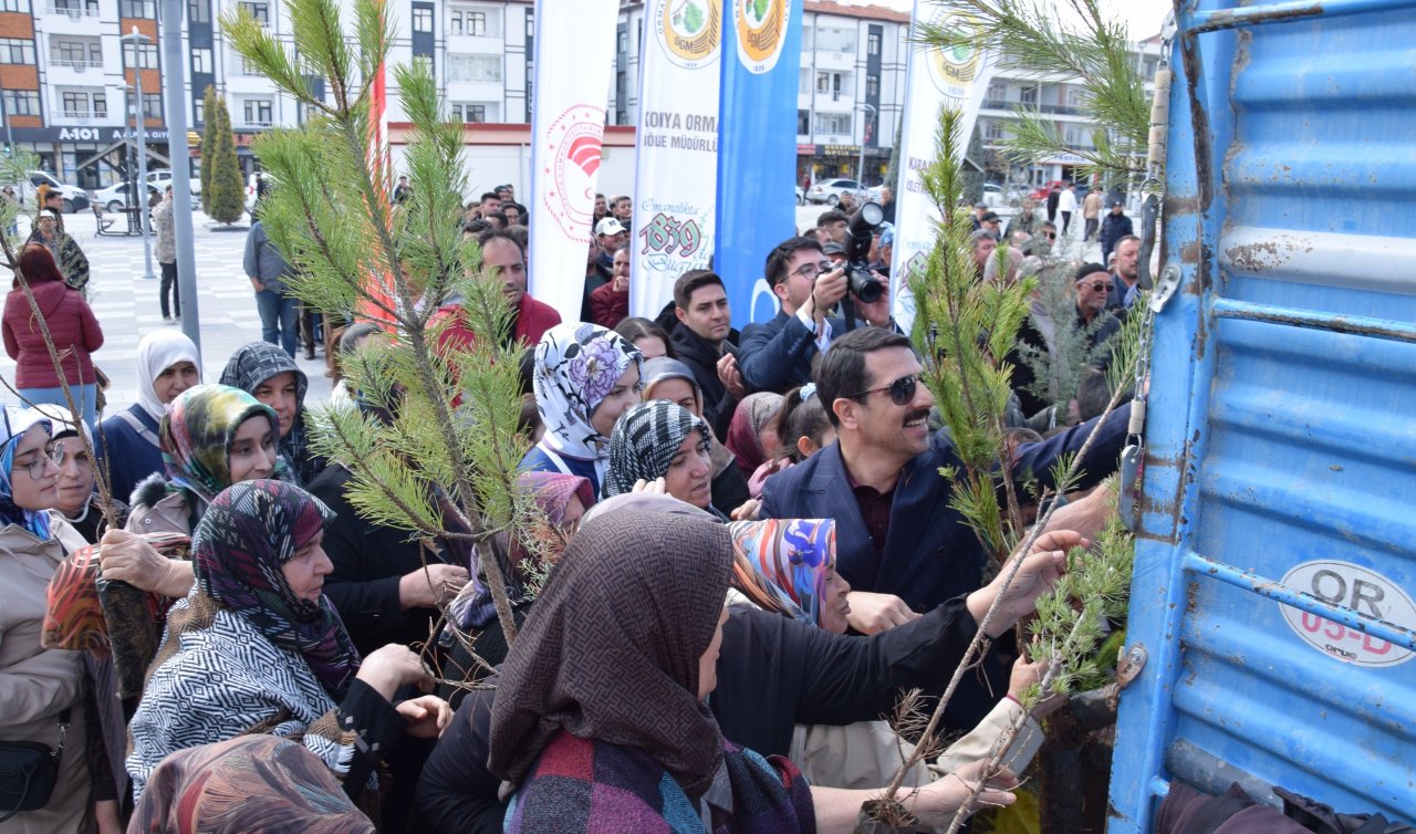 Karapınar’da ağaçlandırma etkinliği