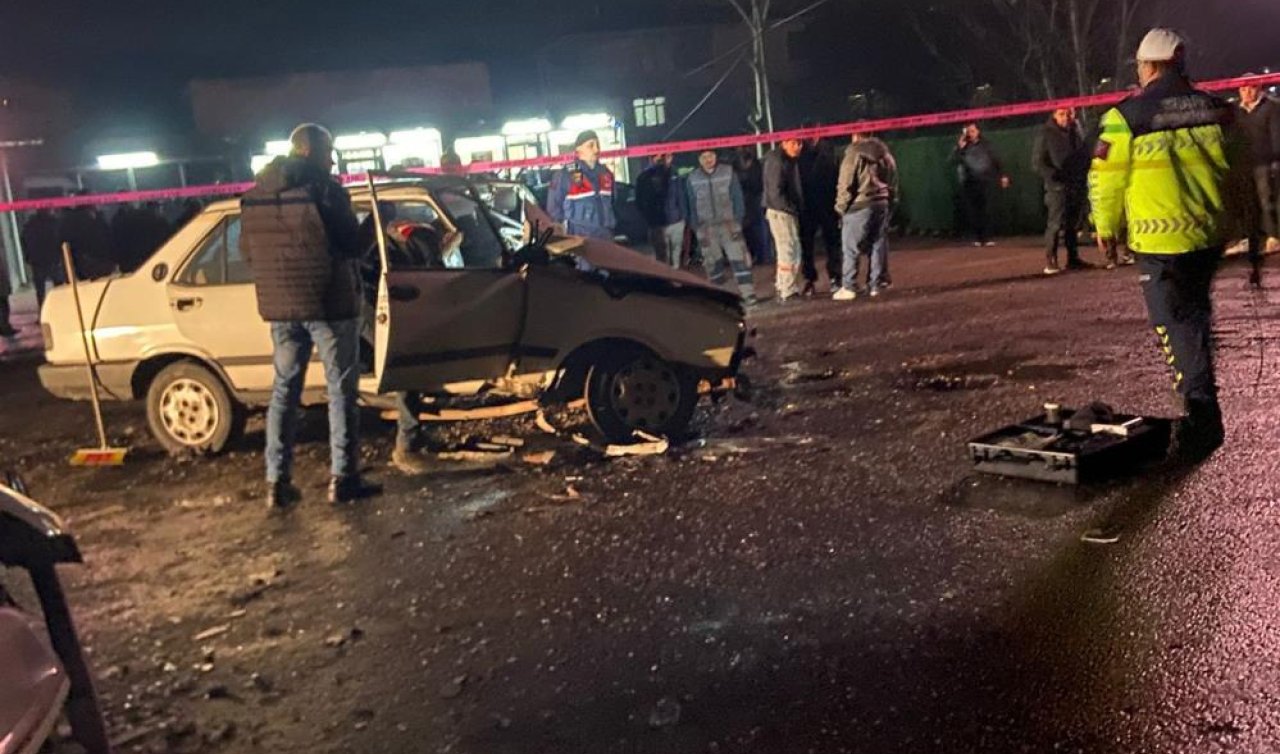 İşçi servisi otomobille çarpıştı: 6 yaralı