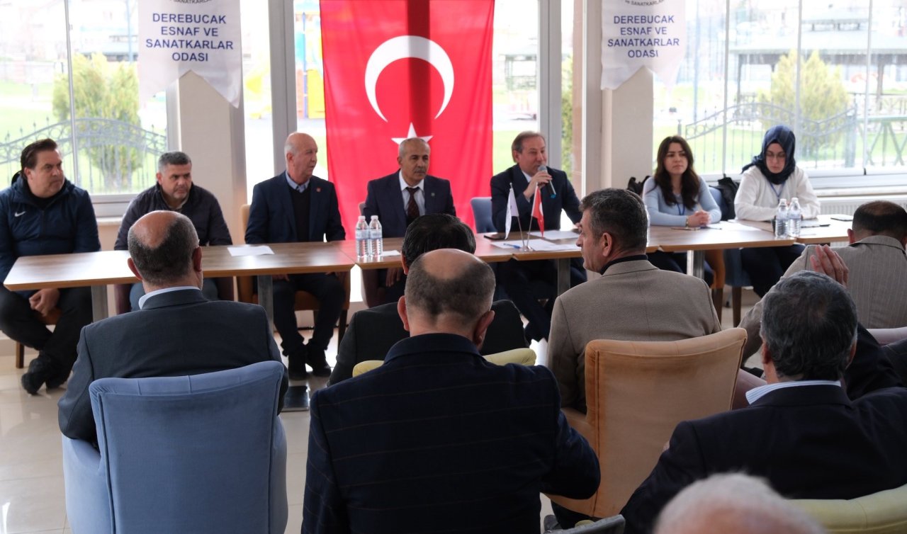 Derebucak’ta Esnaf ve Sanatkarlar Odası Başkanlığına Kenan Almaz seçildi