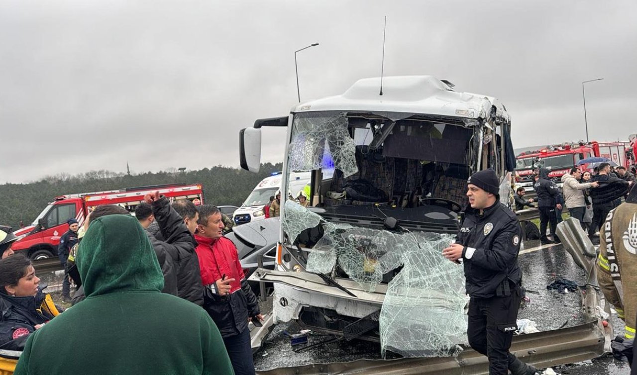 Kuzey Marmara Otoyolu’nda kaza: Çok sayıda yaralı var