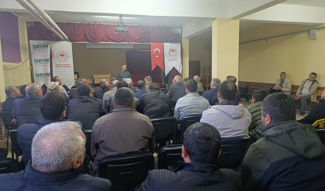 Konya’da çiftçilerle verimli buluşma: Tarımın geleceği sahada konuşuldu