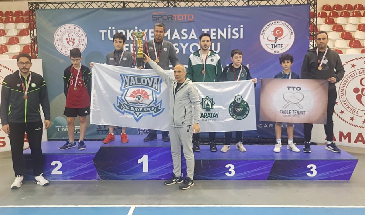 Masa tenisi ve halterde Karatay rüzgarı