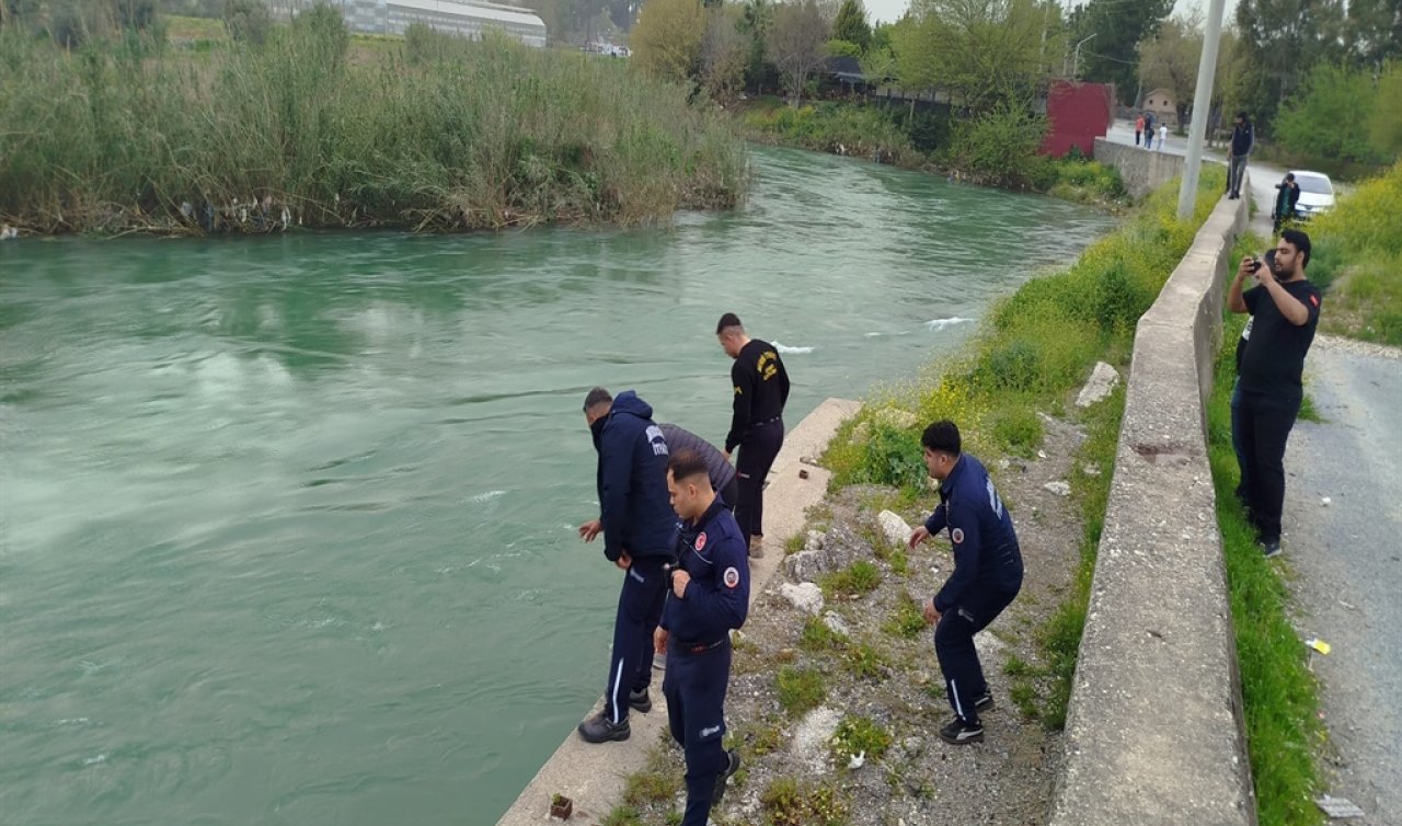  Çaya atlayan kişi akıntıya kapılarak kayboldu