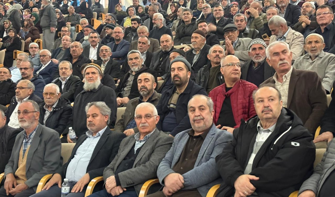  Konya’da “Hac semineri ve Hacı Buluşması’’ programı yapıldı