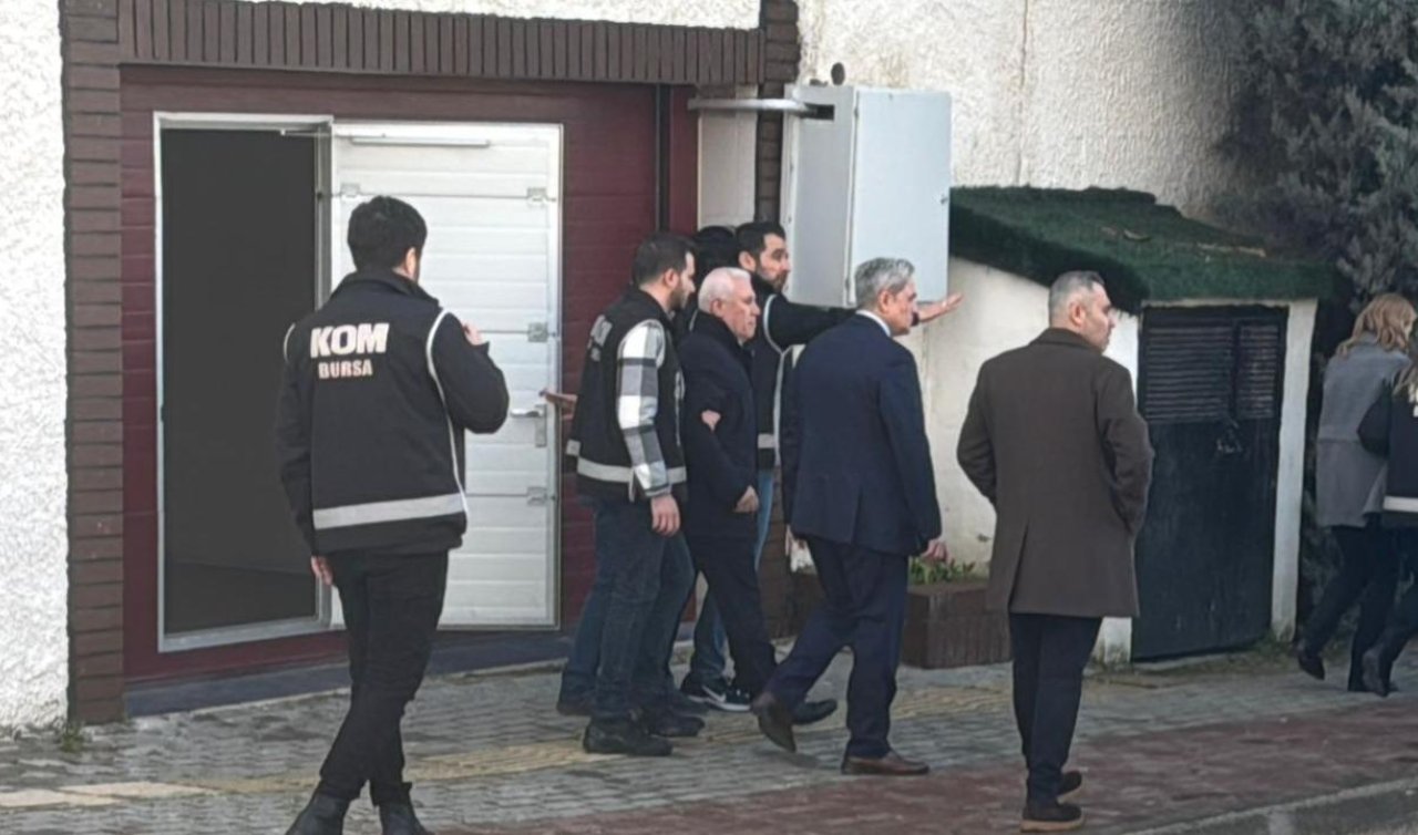  Bursa Büyükşehir Belediye Başkanı Bozbey tutuklandı