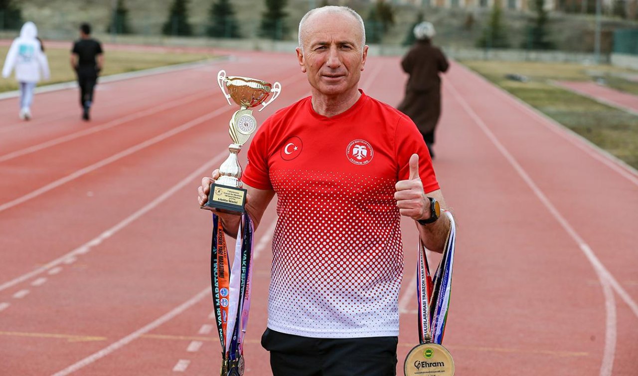 Sigarayı bıraktı madalyalara koştu