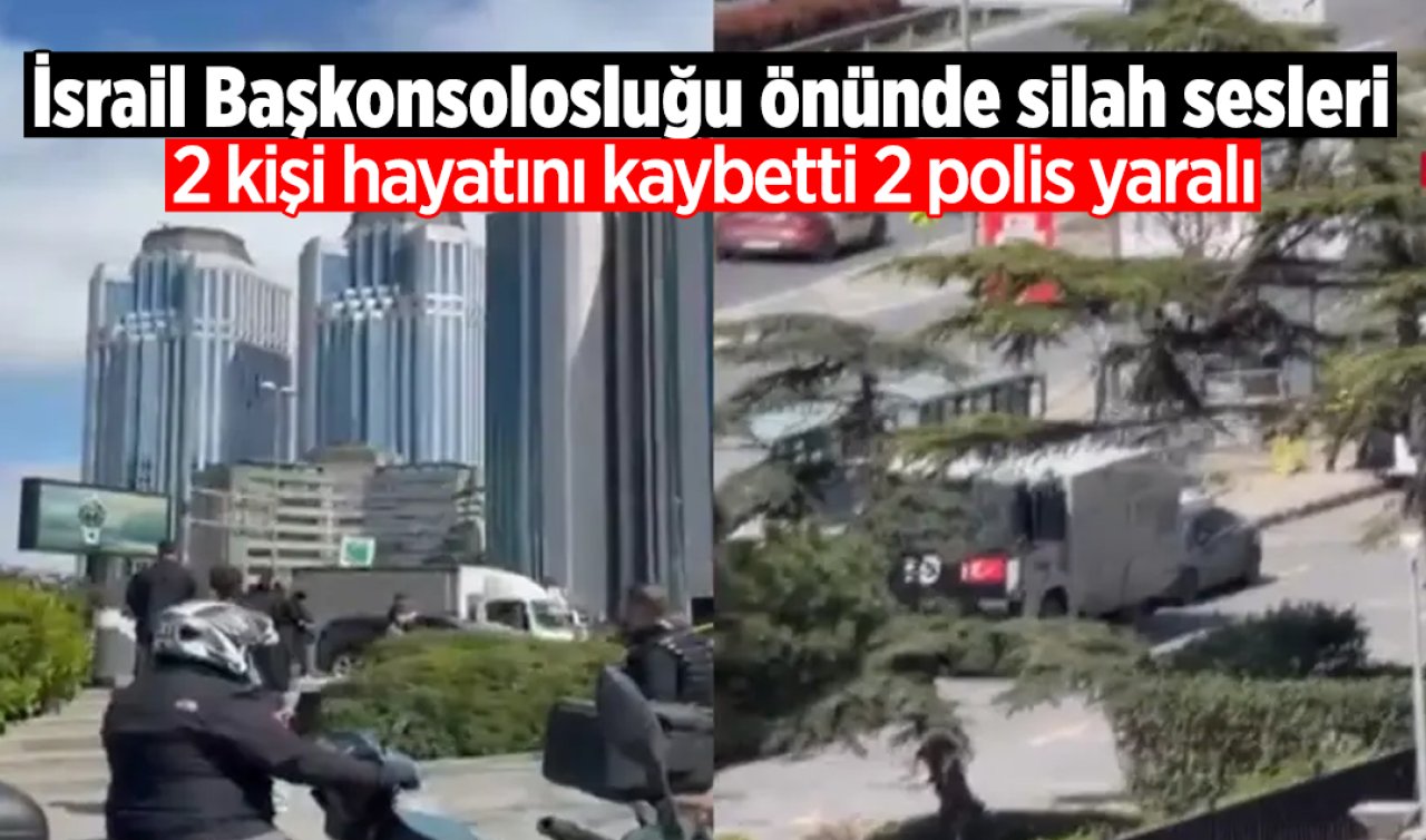İsrail Konsolosluğu yakınında silah sesleri: 2 ölü 2 polis yaralandı 