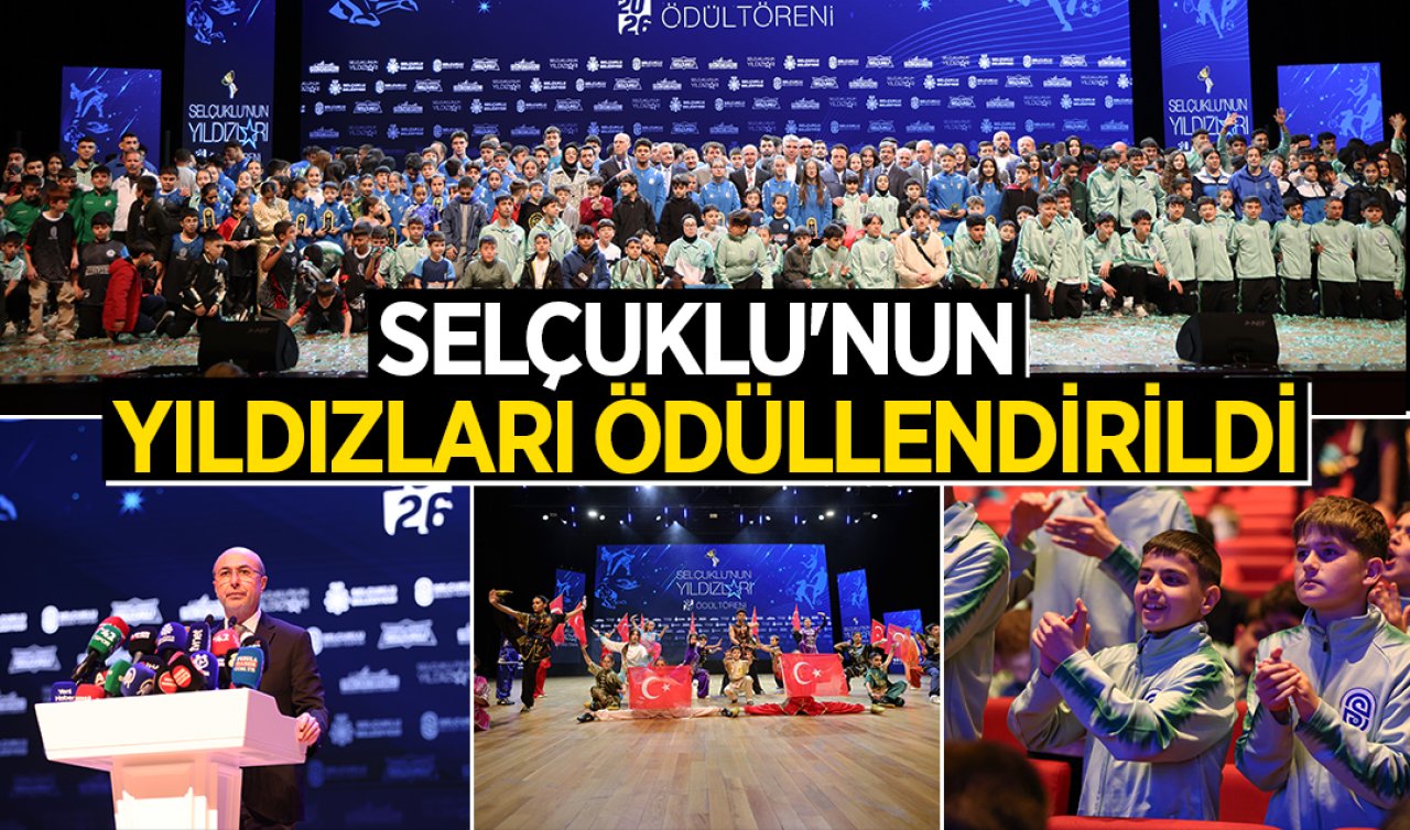 Selçuklu’nun gurur gecesi! Selçuklu’nun yıldızları ödüllendirildi