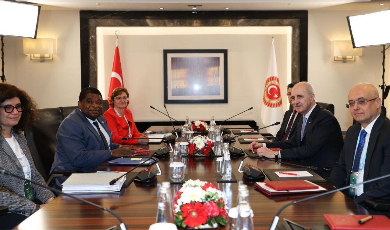 Numan Kurtulmuş PAB Genel Sekreteri ve Genel Kurul Sekreteri ile görüştü