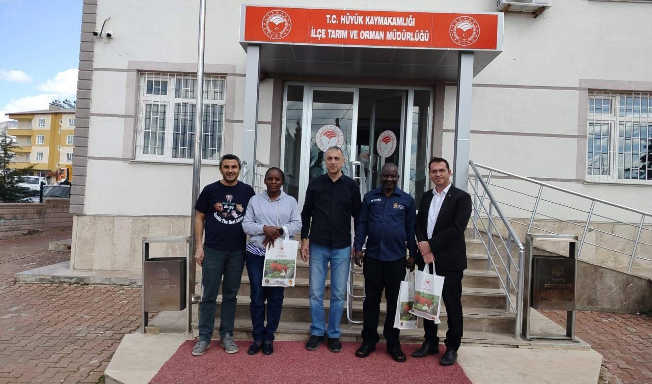 Zambiya Tarım Heyetinden Hüyük’e ziyaret