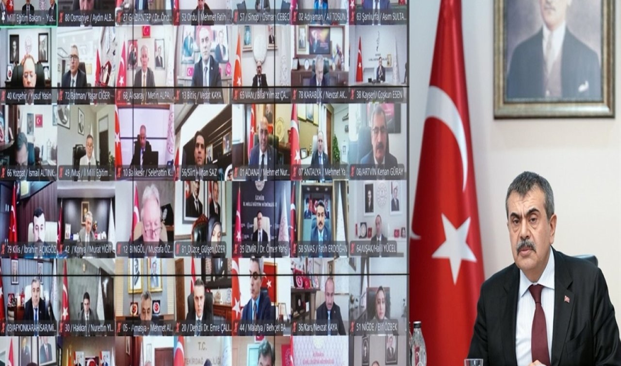 Bakan Tekin İl Milli Eğitim Müdürleriyle görüştü