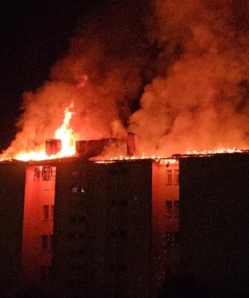 Fen Lisesi yurdunda yangın paniği: 46 öğrenci tahliye edildi