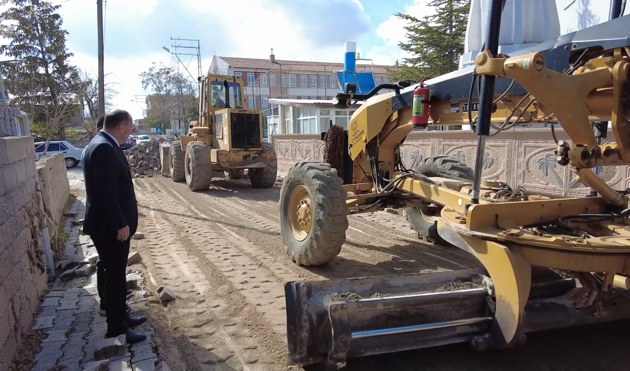 Çumra’da yol altyapı çalışmaları aralıksız sürüyor