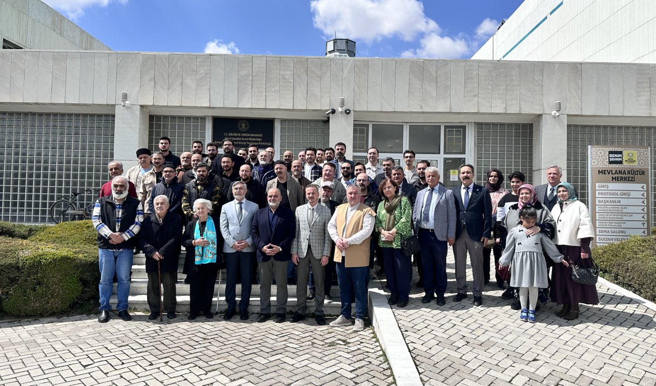  Konya’da uzun yıllar sema ayinişeriflerinde görev alan postnişin emekli oldu