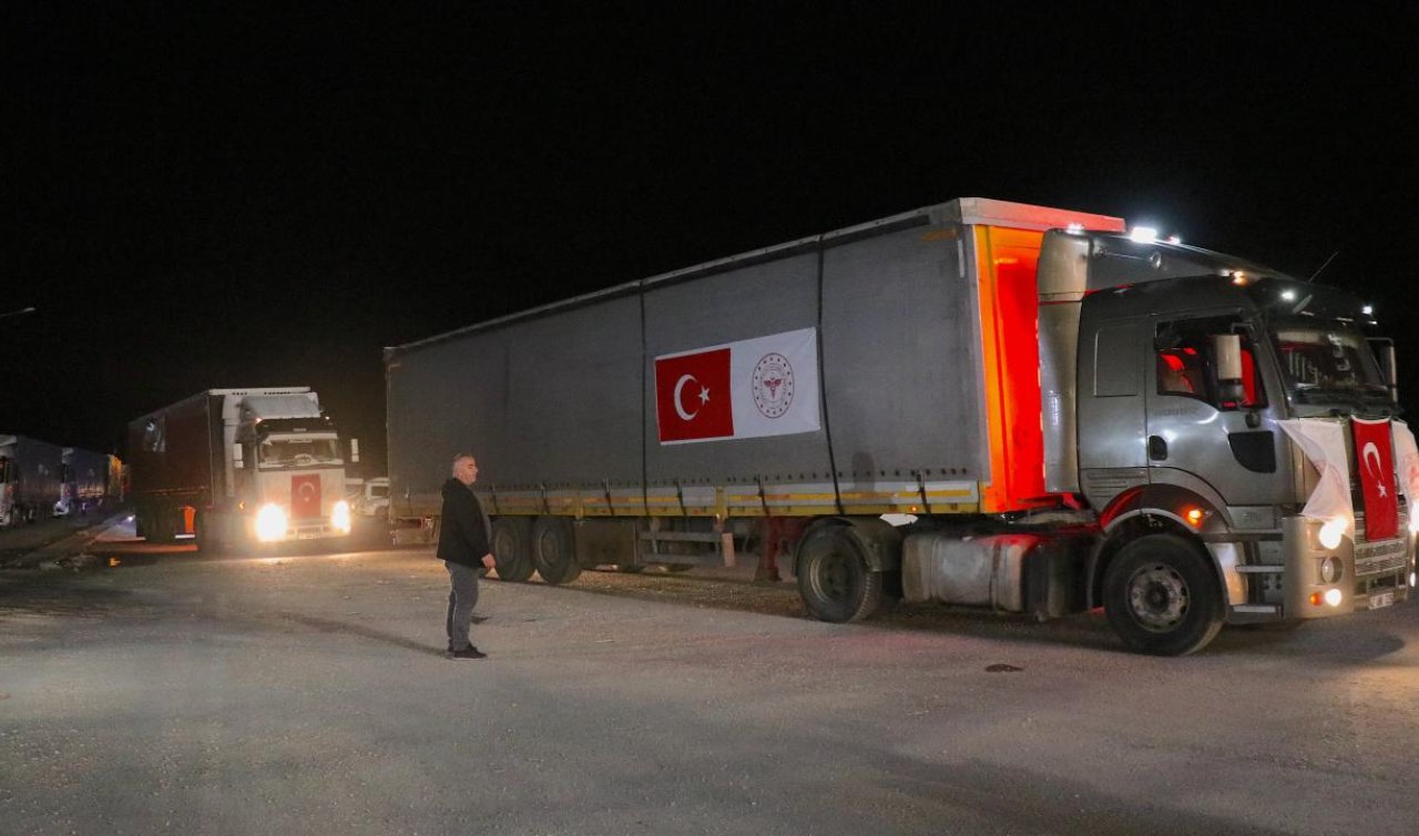 Türkiye’den İran’a 6 tırlık tıbbi yardım yola çıkıyor