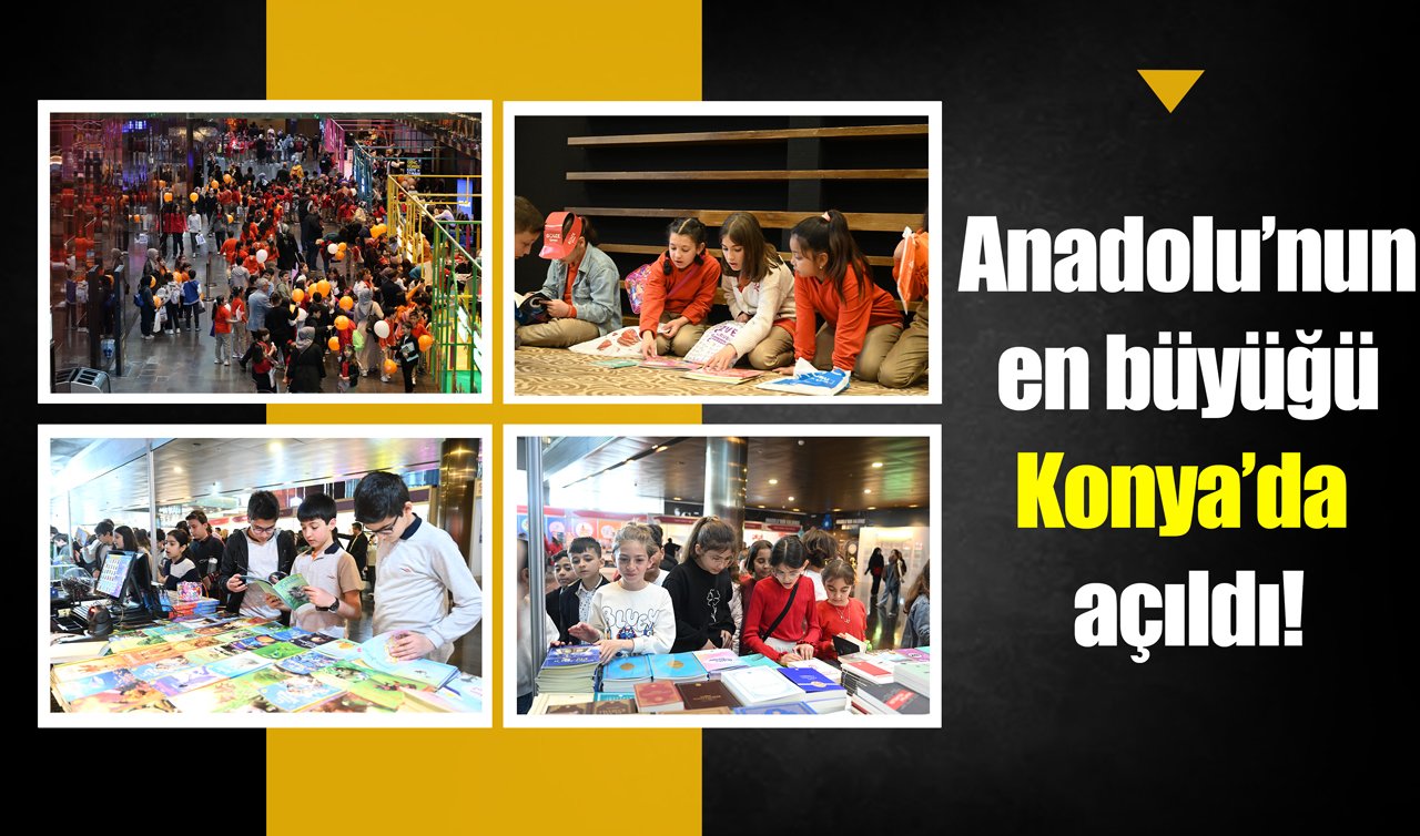 Anadolu’nun en büyük kitap fuarı Konya’da açıldı! Hangi yazar ne zaman gelecek?