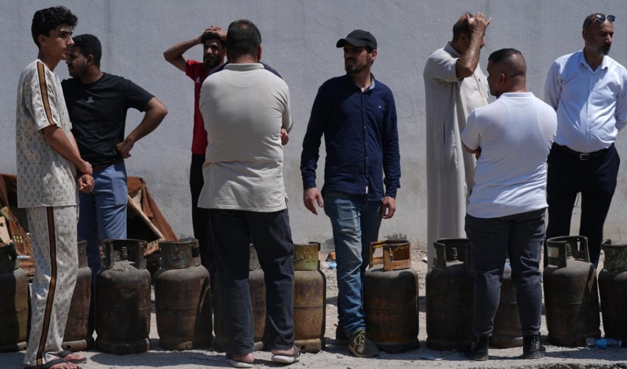 Bağdat’ta tüp gaz kuyruğu