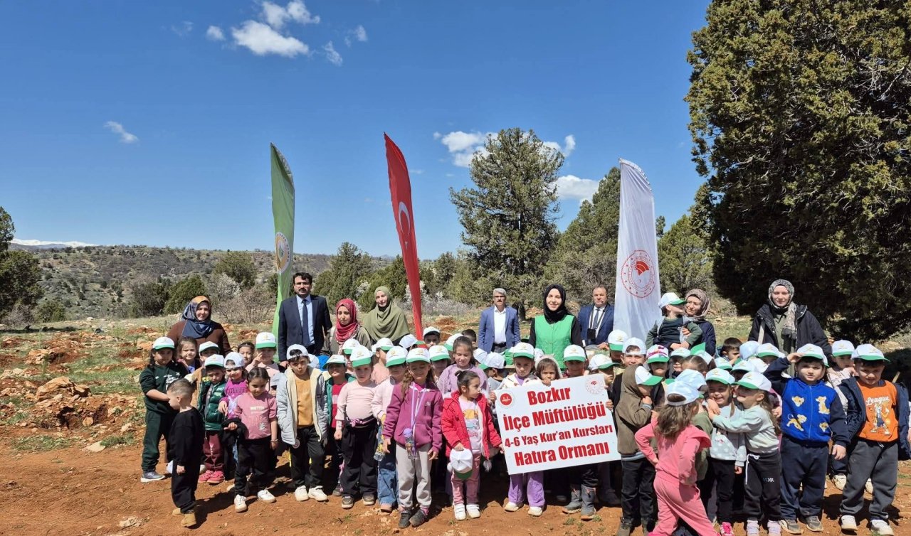 Bozkır’da miniklerden doğaya anlamlı katkı