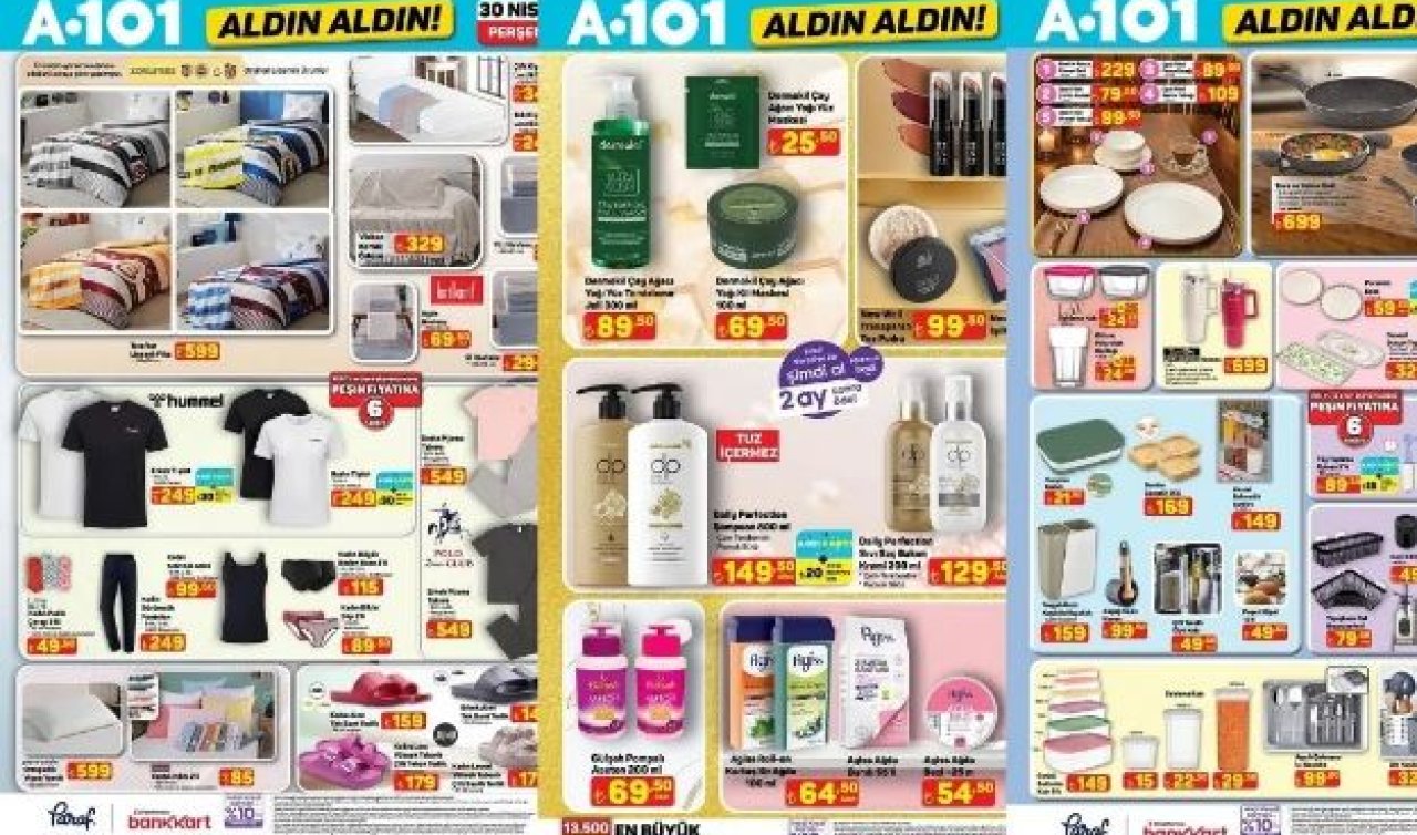 A101 Yeni Hafta İndirimleri | 30 Nisan A101 Aktüel Kataloğunda Dikkat Çeken Ürünler: Çadırlar, Şişme Yataklar, Epilasyon Cihazı ve Daha Fazlası