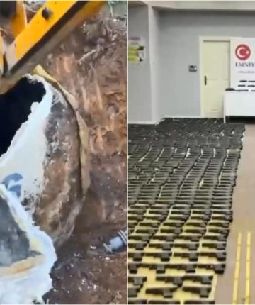 Yeraltı su deposunda binlerce silah parçası ele geçirildi