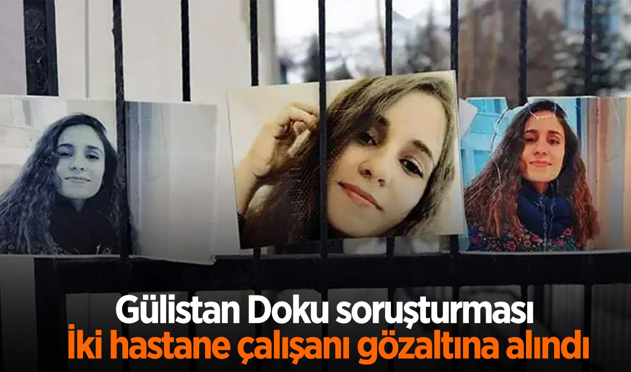 Gülistan Doku soruşturması: İki hastane çalışanı gözaltına alındı