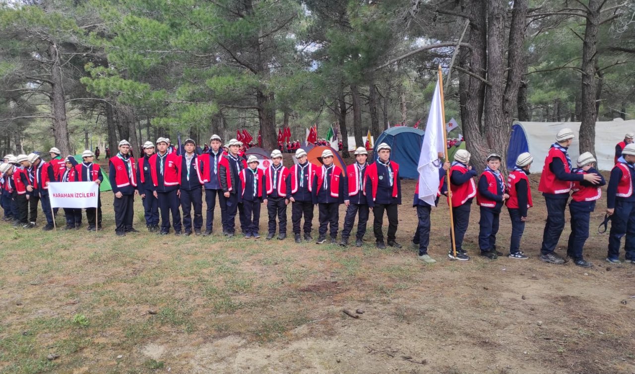 Meramlı izciler 57. Alayın izinde Çanakkale’de vatan nöbeti tuttu