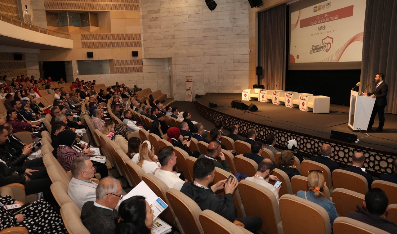 Konya Büyükşehir 2. Ulusal İş Sağlığı ve Güvenliği Paneli gerçekleştirildi